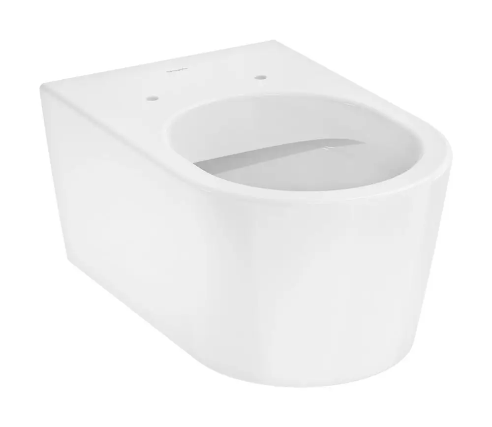 Wand-WC in weißer Ausführung, spülrandlos, mit klaren Linien und für die Montage an der Wand geeignet. Produkt von Hansgrohe.